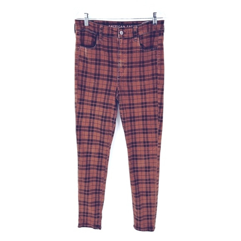 American Eagle Women Brown Ne(X)T Level Super High-Waisted Jegging US 10 regular